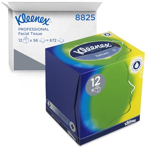 Kleenex Cosmetic Bags 8825 - Kleenex Box - 12x56 (672 Paper Pockets), 3 Layers