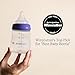 Lansinoh Anti-Colic Baby Bottles, BPA-Free Plastic, 5 Ounces, 4 Count, Slow Flow Nipples (Size S), Breastfeeding Bottle with NaturalWave Design