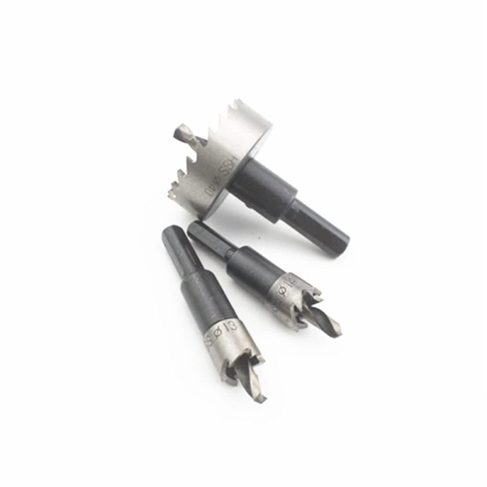 Set di seghe a tazza per taglierina per metalli, diametro 15 mm, sega a tazza, 95 mm