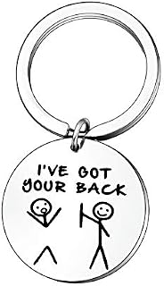 JETTOP Funny Keyring Best Friends Gifts for Women Men Birthday Christmas Graduation Gifts for Friendship Female (Ive got Your Back)