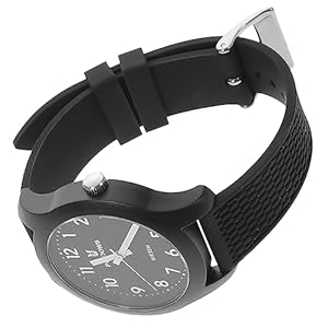 VALICLUD wasserdichte Quarzuhr mit Silikonarmband