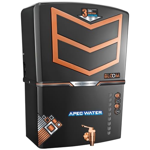 Image of Apec Water Zinc Copper Alkaline Hydrogen RO Water Purifier |12 Liter Storage | RO+ZN+CU+ALK+ Negative ORP+UV+UF+TDS+PF | Best Water Filter for Home Drinking (Made In India)