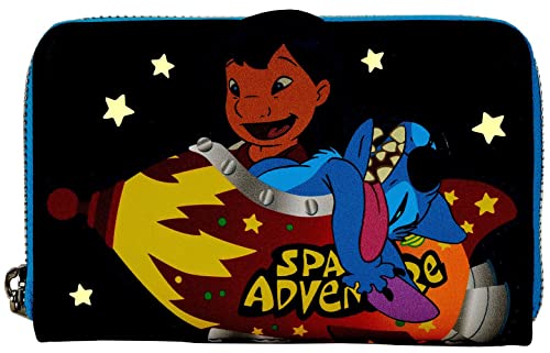 Loungefly Women's Disney Lilo and Stitch Space Adventure Zip-Around Wallet2
