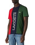 polo lacoste mujer blanco Regular fit Lacoste TH1203 Camiseta, Marine/Rouge-Vert, XL para Hombre