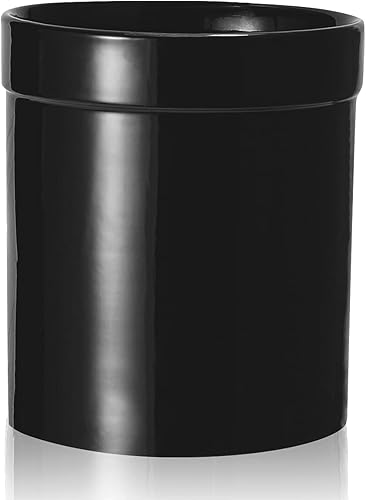 MEIGUI Soporte de cerámica para utensilios de cocina, soporte grande para utensilios de cocina, organizador de utensilios de cocina para encimera,