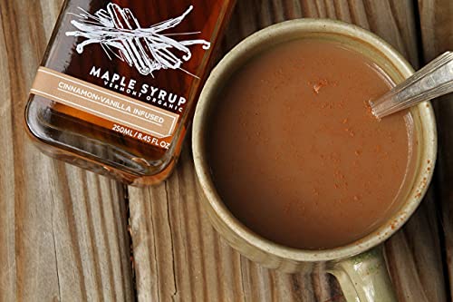 Runamok Maple, Cinnamon + Vanilla Infused Organic Vermont Maple Syrup, 8.45 Ounce, 250Ml #TOP4