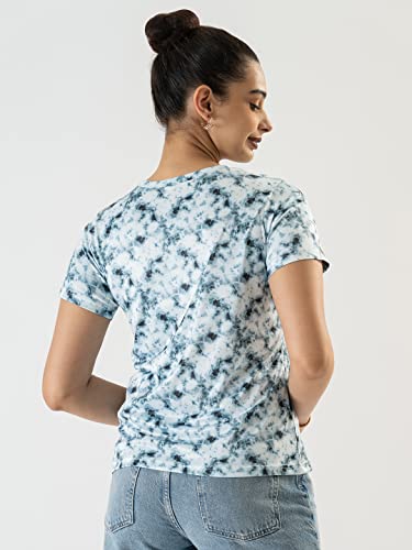 Image of PRETTIFY Women's Casual Regular Fit Half Sleeves Printed T-Shirt