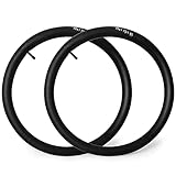 2 Pcs Bicycle Inner Tube, 20 x 1.75 Premium Butyl Bike Tubes with 2 Tire Levers, Bicycle Inner Tube Schrader Valve, Sidewall Thickness 0.9-1mm, for Road/MTB/Kids/Adult Bike