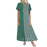 ✿【Jahreszeit】 Dieses schöne Sommerkleid ist der perfekte Begleiter für Sommer-, Strand- oder tagsüber tropische Ferien. Hochwertige Drucke und lebendige Hintergrundfarben heben Sie von jeder Menge ab. Es gibt einen Blumendruck, rote Rosen und andere Drucke aus geschwungenen Reben. Mit einem breiten Schultergurt und Schnürsenkeln können Sie die Passform Ihrer Schultern nach Ihren Wünschen anpassen. Dadurch entsteht auch ein klassischer V-Ausschnitt. Das Tageskleid ist auf der Brust montiert.
