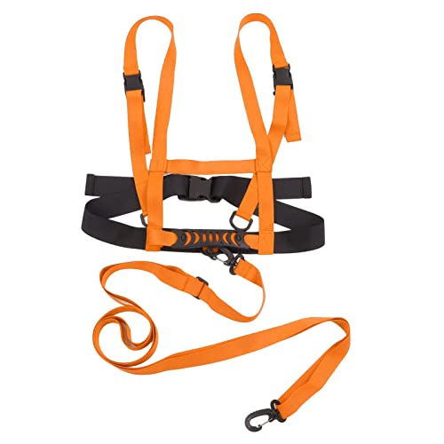 Keenso-Kinder-Ski-Sicherheitsgurt-aus-Nylon-Kunststoff-Verstellbarer-Ski-Trainingsguertel-fuer-das-Sturzpraeventionstraining-Beim-Radfahren