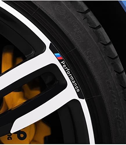 MAXMILO Aluminum Wheel Center Emblems Decoration Cover Trim Compatible with BMW ///M 1 2 3 4 5 6 Series X3 X4 X 5 X6 (F20 F21 F22 F23 F30 F31 F32 F33 F35 F36 F10 F11 F12 F13 F26 F15 F16)(Black)