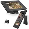 AboveTEK Anti-Theft Tablet Stand – iPad Locking & Security Stand, Countertop & Wall Mount POS Stand, 360° Swivel Kiosk Stand for iPad/iPad Air/iPad Pro – Ideal for Retail Business (Black)