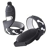 Touch Controller Grip Cover for Oculus Quest 2,CNBEYOUNG Anti-Throw Handle Protective Sleeve Oculus Quest 2 Accessories with Adjustable Wrist Knuckle Strap (Polka dot-Black)