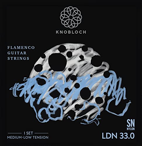 KNOBLOCH STRINGS THE ART OF VIBRATION LDN33.0 LUNA FLAMENCA Double Silver SN Nylon Medium-Low Tension 33.0