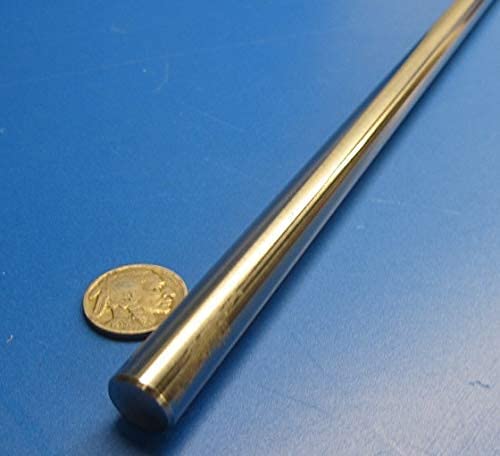 52100 Alloy Steel Hardened Precision Shaft 13mm Diameter x 1000mm Long 1 pc