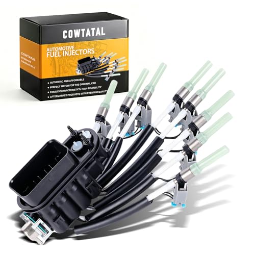 Spider Fuel Injector FJ504 Compatible with GMC K3500 Yukon Cadillac Chevy Escalade C1500 Suburban Express 1500 3500 K2500 P30 P3500 Savana V8 5.0L 5.7L 1996-2002 Replaces # 89060440 17114163