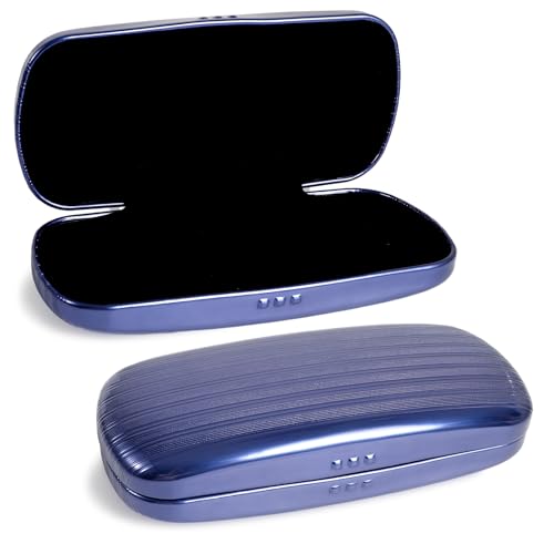 Image of Hifot Metal Eyeglass Case Hard Shell, Aluminum Spectacles Box Sunglasses Case for Men Women, Reading Glasses Holder