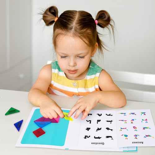 Artcreativity AC-3024 Travel Tangram For Kids Ages 4-8 - Magnetic Tangram Puzzle Set thumb #5