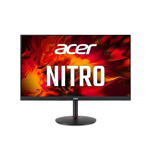 Acer Nitro XV271UM3Bmiiprfx 27-inch Gaming Monitor – IPS Panel, 2560 x 1440, 0.5ms, 180Hz, FreeSync Premium, HDR 10, DP, HDMI, Height Adjustable