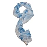 ✔️ 100% SEDA NATURAL DE ALTA CALIDAD - Este pañuelo está hecho 100% de seda pura natural utilizando la técnica de tinción: Shibori.
