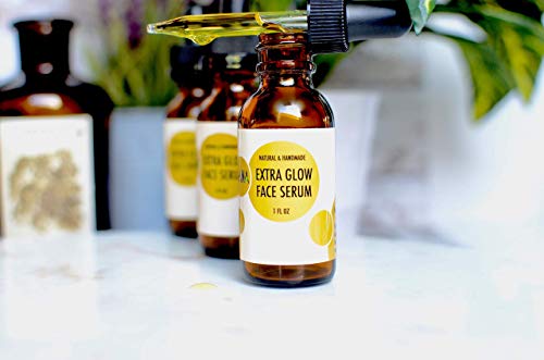 Zaaina Extra Glow Natural Serum for Face [1 FL.OZ], Face Moisturizer w/Vitamin E, Rosehip Oil & Pumpkin Seed Oil – Powerful Anti-Aging Hydration Non Greasy Makeup Oil Dry Skin Daytime or Nightime Use - Thumbnail 3
