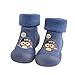 MEITOUNAO Unisex Kinder Krabbelschuhe, rutschfest Sockenschuhe, Weiche Baby Hausschuhe Winter Socken Kleinkind Hüttenschuh, Babyschuhe Warme Lauflernschuhe Weiche Sohle Lauflernschuhe Krabbelschuhe