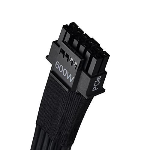 Image of Silverstone Technology PP14-PCIE Dual PCIe 8 pin (PSU) to 12+4 pin (GPU) 12VHPWR PCIe Gen5 Cable for Silverstone 2nd Gen PSUs, SST-PP14-PCIE