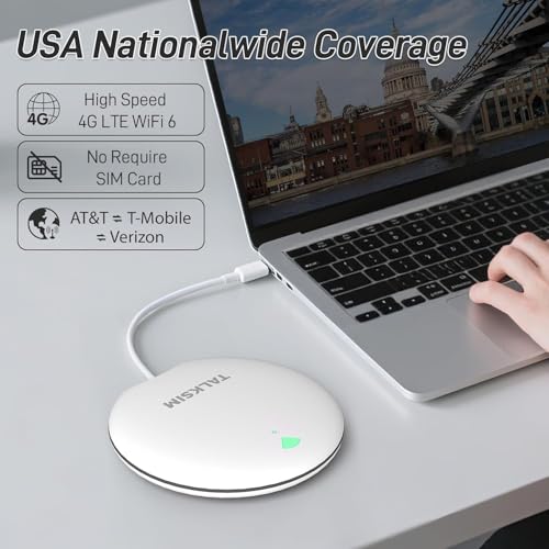 Image of UFO Mobile Hotspot Works with AT&T and Verizon Network (White, 1GB)