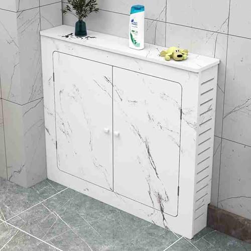Gabinete de piso para baño y cubierta de radiador para un hogar ordenado