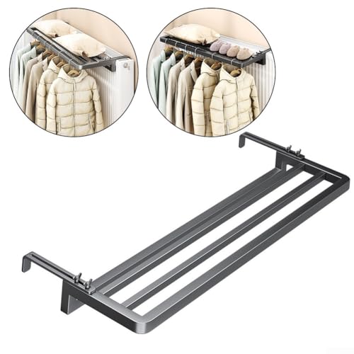 Porte-serviettes radiateur 40 cm pour optimiser l'espace mural