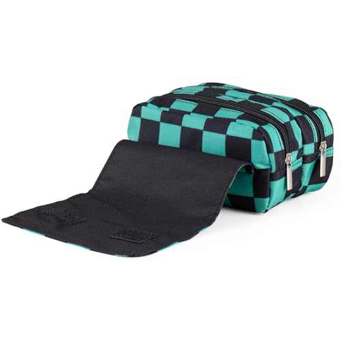 VEELAM Estojo de lápis de anime, porta-lápis bonito kawaii de grande capacidade, verde