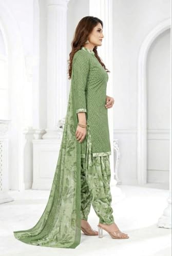 Image of Yashika Women'S Unstitched Crepe Dress Materials | Crepe Salwar Suit For Women | Suit Material For Women Unstitched