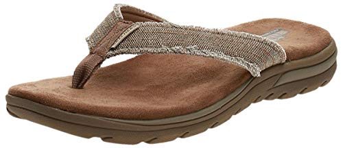 Skechers USA Men s Bosnia Flip-Flop,Tan,11 M US