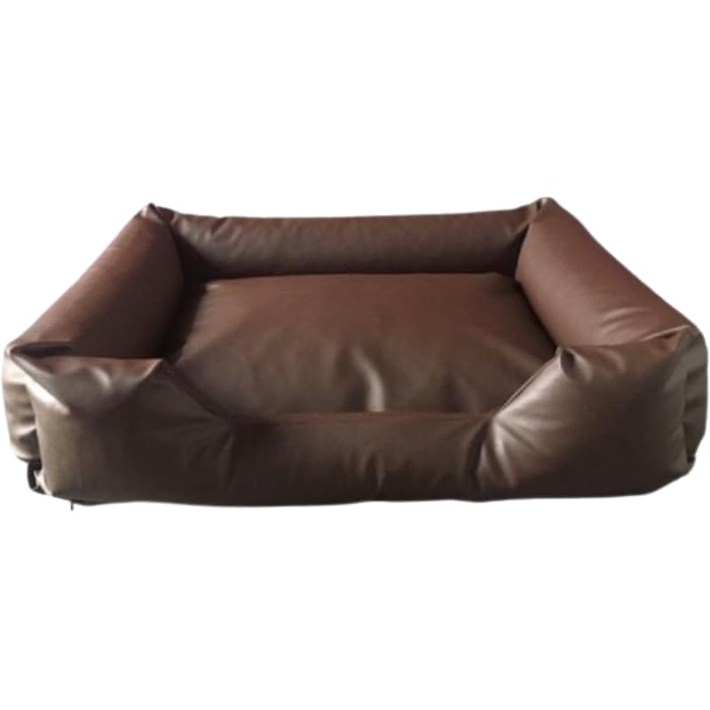 Canapé pour chien Topmast en simili cuir marron élégant