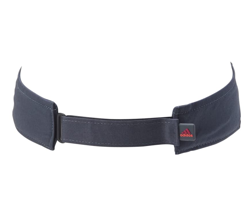 adidas-Womens-Aeroready-C-Squad-Visor-Adjustable-Strap-Deepest-GreyRed