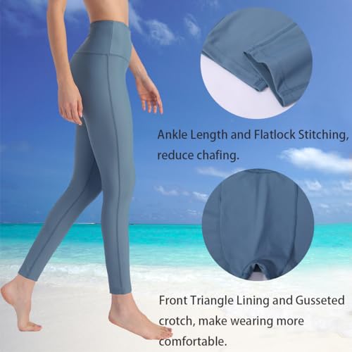 Image of Ubestyle UPF 50+ High Waist Women's Swim Pants Swim Leggings Swimming Tights Rash Guard Pants Sun Protective