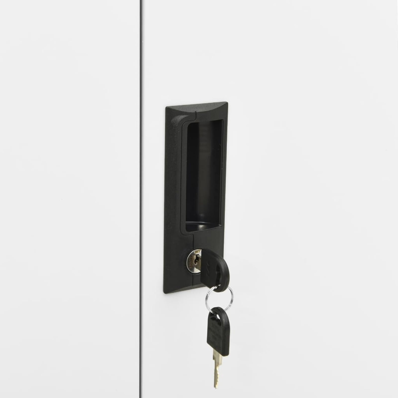 Homgoday Stahl Aktenschrank mit 2 Schubladen, Weiß, 90x40x102 cm, für Büroorganisation Model336409