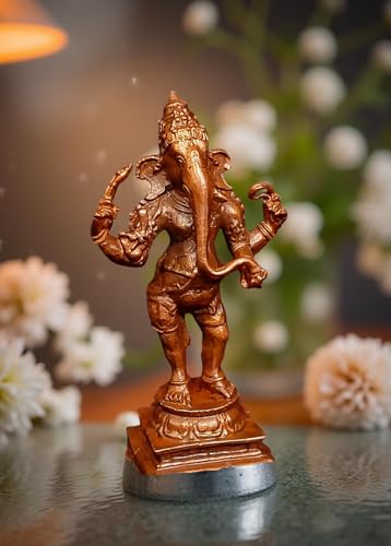 Image of Miniature Murti Copper Bhagwan Ji - 3.3 in - Pack of 1