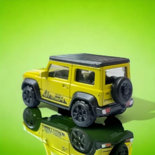 Image of Mini Style Die Cast Metal Green SUV Toy Car 1:64 Scale Collectible Off Road Adventure Vehicle Model for Kids Play Display Premium Miniature Car Gift Durable Metal Body Realistic SUV Model Set