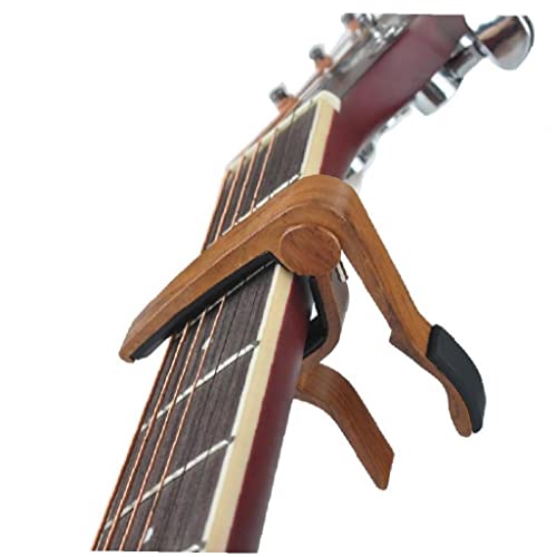 TOSSPER Capo Guitare Grain Bois avec Coussin en Silicone pour Guitare Ukulélé Ukulele Accessoires D’instrument Musique… - Les Beatles, Paul McCartney, John Lennon, RIngo Starr, George Harrison TOSSPER Capo Guitare Grain Bois avec Coussin en Silicone pour Guitare Ukulélé Ukulele Accessoires D'instrument Musique… – Image 3
