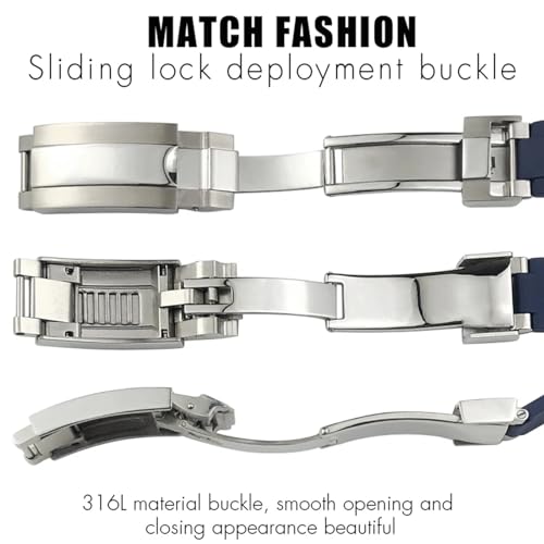 Bracelet de montre en métal résistant aux rayures avec outils 21mm - 4