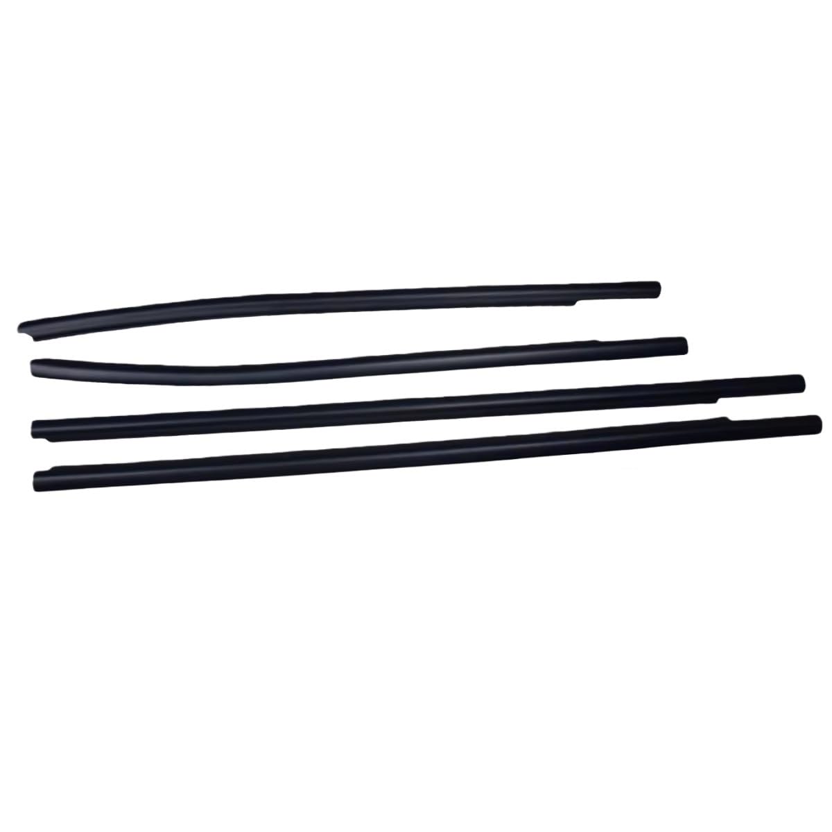 Car Window Weather Strip 4Door Outer Window Rubber Seals Weather Strip Car Sealing Strips for Ranger for T6 for PX for XLT 2012-2021