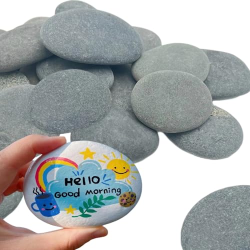 CYLHCM 24 PCS Rocks for Painting, 3