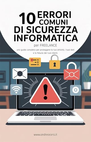  10 errori comuni di sicurezza informatica per freelance: Una guida completa per proteggere la tua attività, i tuoi dati e la fiducia dei tuoi clienti (Cybersecurity Essentials Vol. 1)