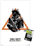 Call of Duty: Black Ops 7 (2025) - Burnt Orange Operative Wall Poster with Push Pins, 22.4L" x 14.7W", Premium Poster & Push Pin Bundle