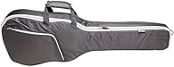 Strong, heavy duty nylon 10mm foam padding Internal reinforcement for brdge, strings and end pin Double stitching for added protection 2 accessory pouches and 2 shoulder straps