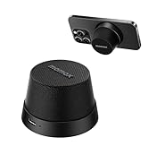 MOMAX Magnetic Phone Stand Bluetooth Speaker - Portable Mini Wireless Speaker Cellphone Holder wi...
