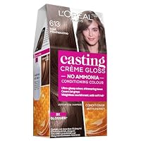 L'Oreal Paris Casting Crème Gloss Semi-Permanent Hair Colour - 613 Iced Mochaccino (Ammonia Free)