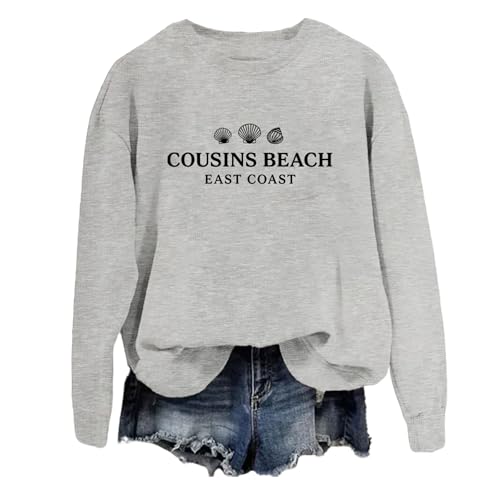 Cousins Beach Sweatshirt, Cousins Beach Crewneck, Unisex Printed Pattern Sweatshirt