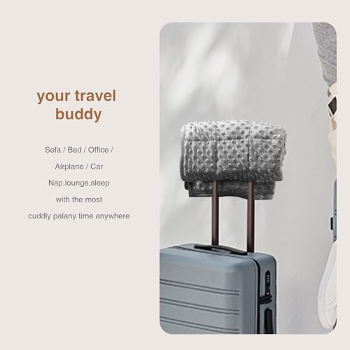 Alomidds Cobertor pesado, pequenos cobertores pesados para adultos, cobertor ponderado com contas de